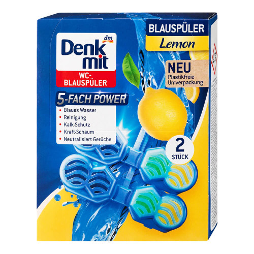 Блок для унітаза DenkMit WC Lemon, 2 шт.