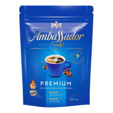 Кава розчинна Ambassador Premium сублімована 120 г